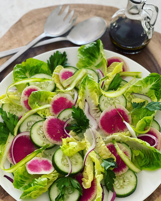 Baby Cos and Radish Salad